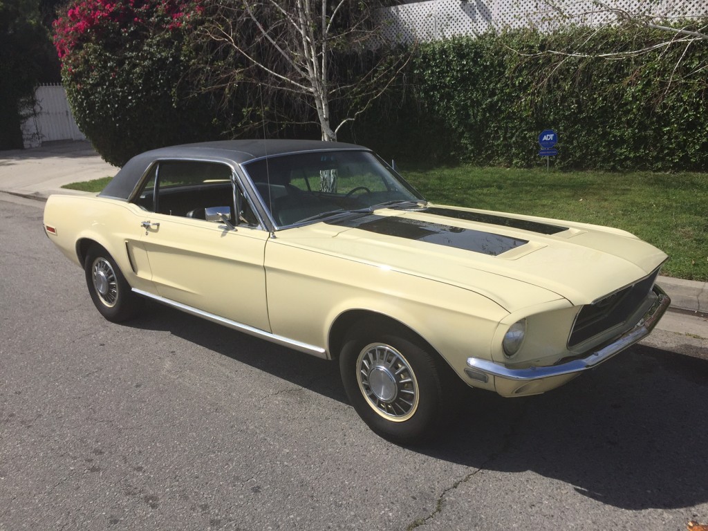 1968 Ford Mustang in Meadowlark Yellow Vintage Car Connections